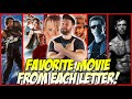 My Favorite Movie Starting With Each Letter of the Alphabet!