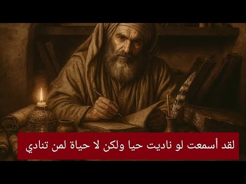 لقد أسمعت لو ناديت حيا ولكن لا حياة لمن تنادي وقصة ومناسبة هذا البيت الشعرى وقائله بدون موسيقى