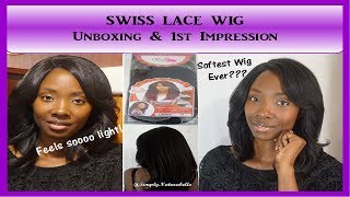 Affordable BOMB Swiss Lace Wig - LSD05| 1st Impression Review  | Amazingly soft & Feather Lite Hair! screenshot 3
