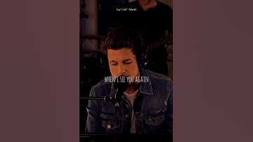 Thumbnail of see you again @charlieputh #lyrics #status