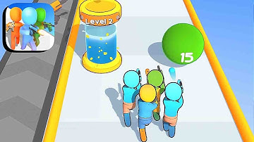 Crowd Rush ​- All Levels Gameplay Android,ios (Part 3)