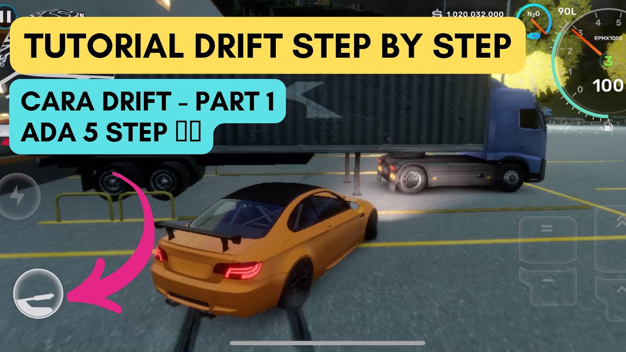 Tutorial drift carx street step by step - part 1 6 steps | Cara drift ...