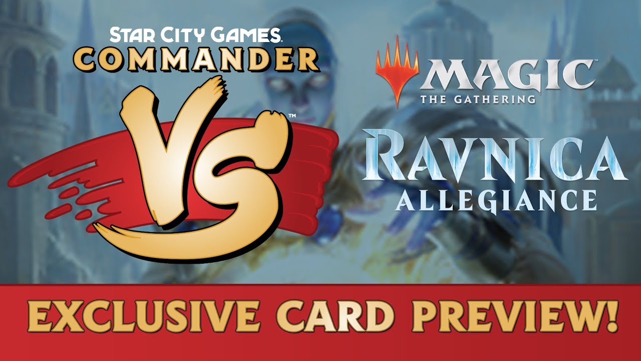 Commander VS Exclusive Ravnica Allegiance Preview Card YouTube