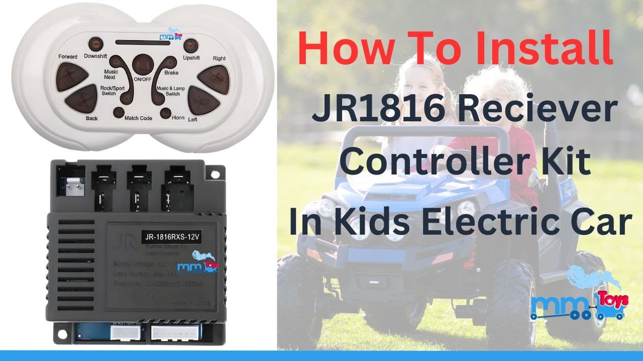 Récepteur Voiture électrique Enfant HY2025RX-SE-12V Récepteur 2.4GHz Bluetooth Pour Voiture électrique Enfant – HY2025RX-SE-12V, Noir, Compatible Avec Véhicules électriques Pour Enfants