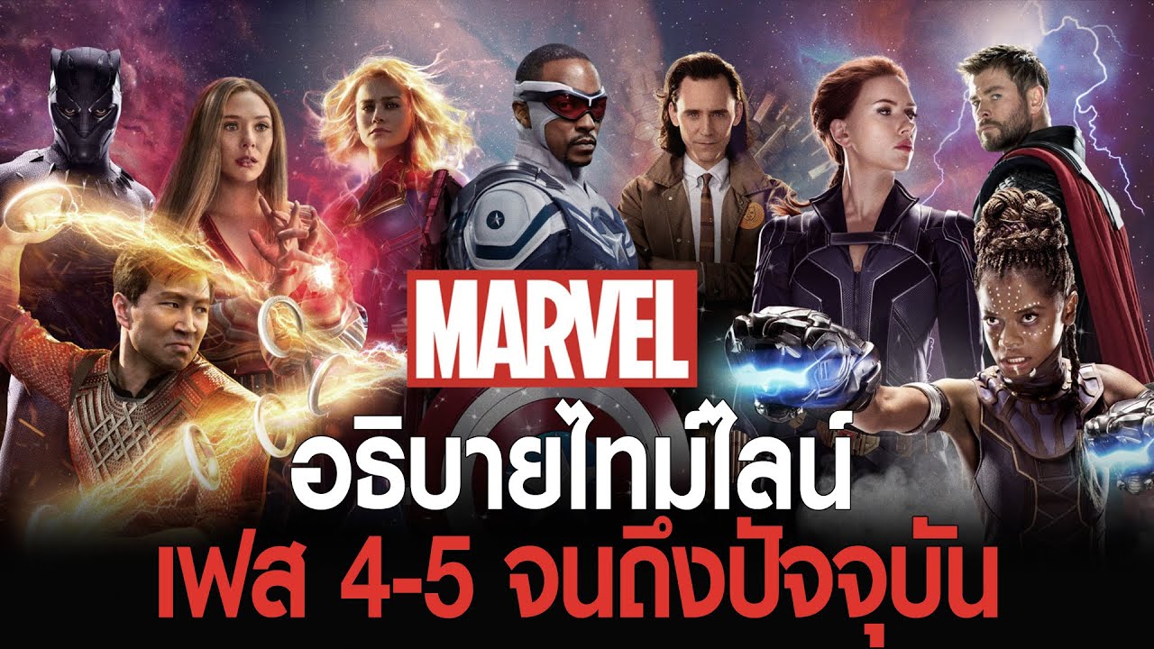 อธิบายไทม์ไลน์ใน MCU เฟส 4-5 จนถึงปัจจุบัน