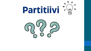 Partitiivi