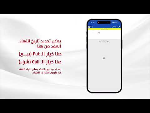 شراء وبيع عقود الخيارات علي تطبيق البلاد