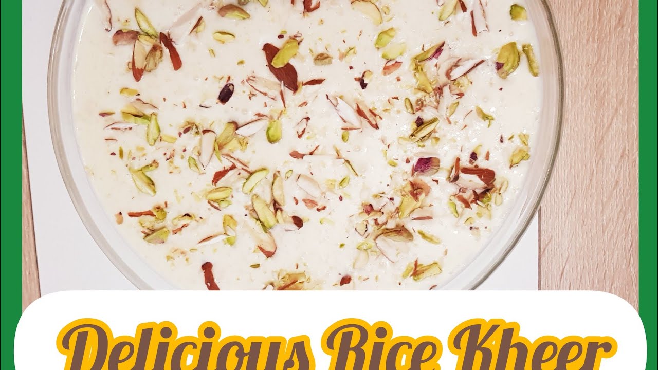 Chawal ki kheer Recipe Rice +Milk dessert condensed milk Rice Kheer