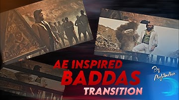 Ae Inspired Baddas Transition|Baddas Edit Alightmotion|Malayalam Tutorial