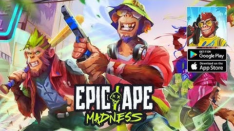 Epic Ape Madness; MMO Survival Gameplay Walkthrough (Android, IOS )