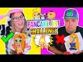 DIBUJOS QUE SE COMEN DIBUJANDO A KATIE ANGEL, CACHITO Y EL OSO PANCAKE ART CHALLENGE 4