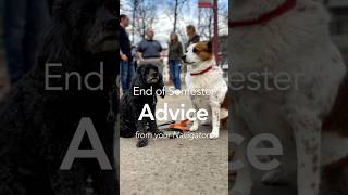 End of Semester Advice from your Navigators