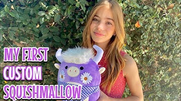 MY FIRST CUSTOM SQUISHMALLOW! Meet Daisy 💜