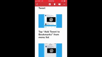 How To Use Twitter Bookmarks