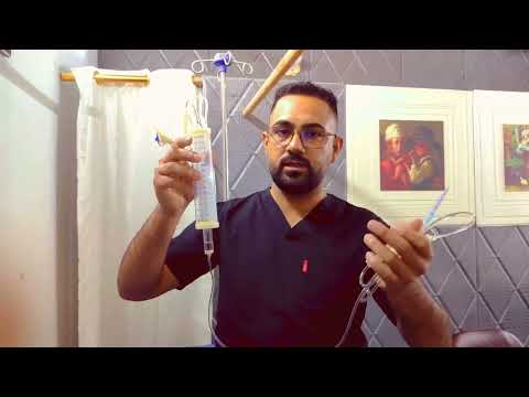 اعطاء العلاج والمحلول الوريدي في المايكرودرب