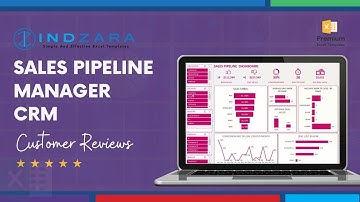 Sales Pipeline Manager (CRM) - Excel Template (Customer Reviews)