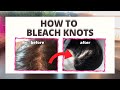 I TRIED TO &quot;BLEACH KNOTS&quot; FOR THE FIRST TIME