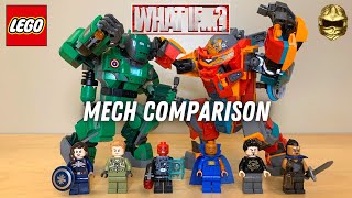 LEGO Marvel What If...? Mech Comparison! Hydra Stomper vs. Sakaar Hulkbuster