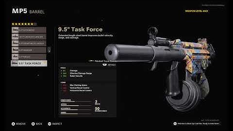 best maxed out (Call of Duty Cold war) MP5 Class Setup 😩