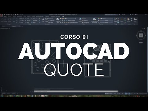 Video: Come si aggiungono le quote in AutoCAD 2020?