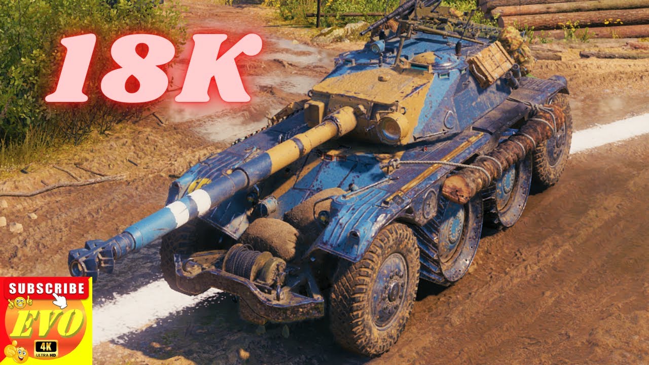 Panhard EBR 105 - 18K Spot Damage World of Tanks,WoT tank battle