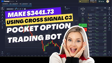 How to Get $3441.73 Using Cross Signal C3 Bot 2023 | Pocket Option Trading Bot