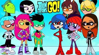 Teen Titans Go Vs. Lady Bug Blackfire And Friends Cartoon Character Swap - Setc
