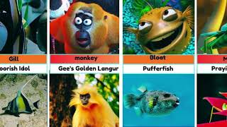 Finding Nemo & Kung Fu Panda Characters In Real Life | Animated vs. Real Animals Finding Nemo Characters In Real Life Animation Vs Reality