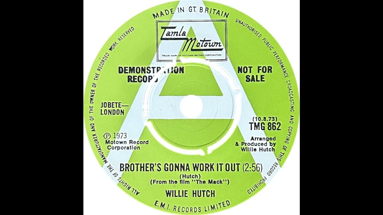 Willie Hutch - Brother's Gonna Work It Out - YouTube