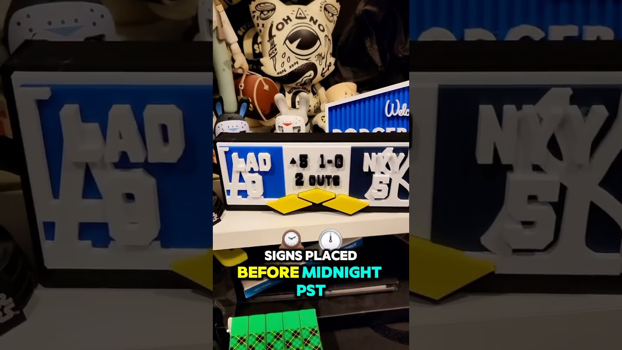 Los Angeles Dodgers Pin with Sign Order!