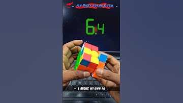 My Best Solve Ever | Breaking Own PB | SUB 15 | 3x3 Rubik