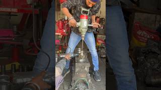 How to cross polish Cummins Engine #shortsfeed #automobile #mechanic #cylinderhead #balljoint #bore