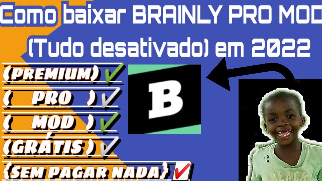 Como baixar BRAINLY MOD Plus apk link atualizado 2022 YouTube