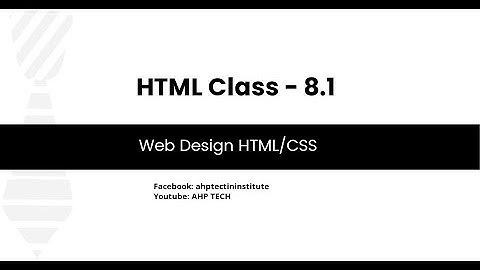 html css part 8.1 html CSS tutorial | html layout | html css tutorial  Bangla