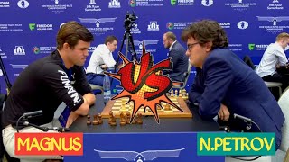 Magnus Carlsen vs Nikita Petrov || FIDE World Rapid & Blitz Chess Championship 2023