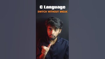C language : Switch Case Without break keyword | Switch Case in C