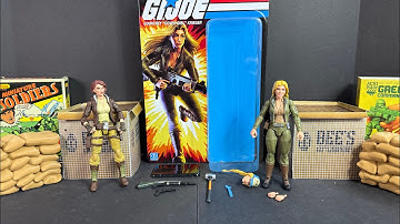 GIJoe Classified Retro Cardback Cover Girl