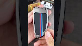 Tricolor Mecha Metal Car Key Shell For Bmw.