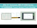 Écran Tactile Pour ESA VT155W00000 VT155W Avec Overlay Avant - Neuf, Générique, Fabriqué En Chine