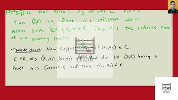 [Math] Show that a finite poset can be reconstructed from its covering relation. [Hint: Show that th