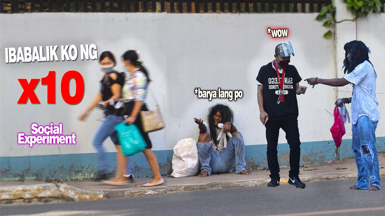 IBABALIK KO SAYO NG X10 ANG IBIBIGAY MO (Social Experiment) | TAONG GRASA! 100K Subs Special