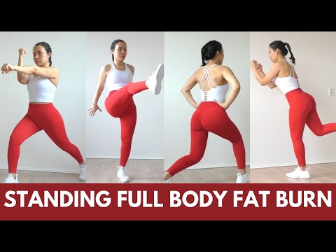 LOSE WEIGHT FULL BODY STANDING, 30 DAYS  workout video
