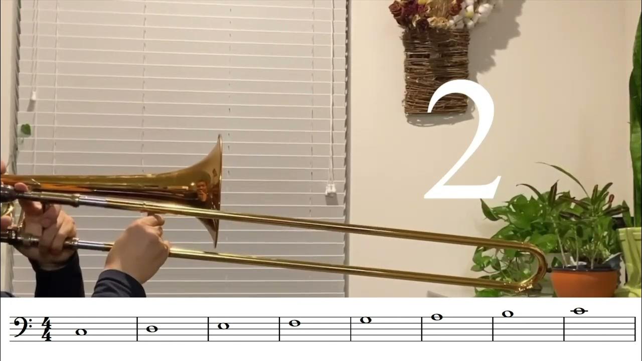 Trombone c major scale youtube