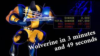 UMvC3 Wolverine in 3 minutes and 49 seconds