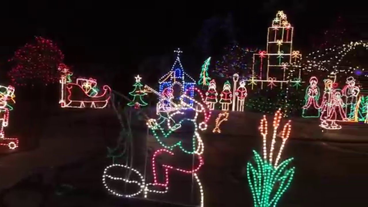 Christmas lights in Old Bridge, NJ! YouTube