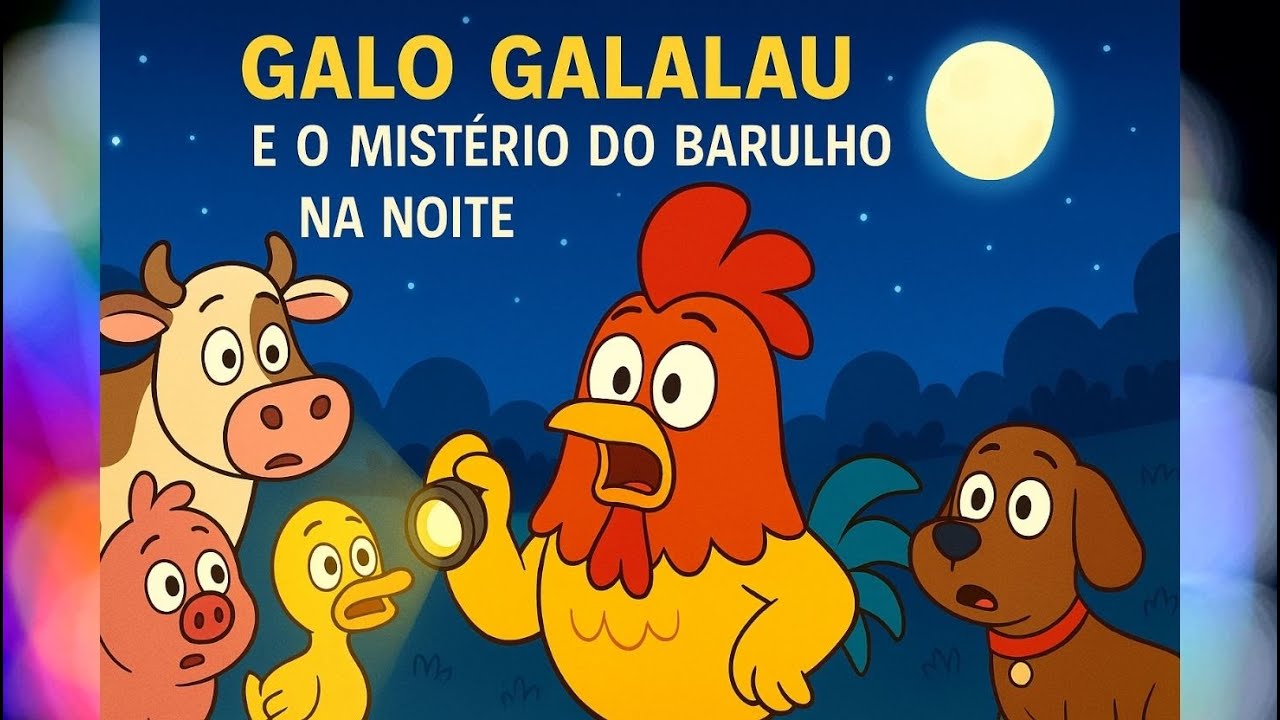 GALO GALALAU E O MISTÉRIO DO BARULHO NA NOITE - YouTube
