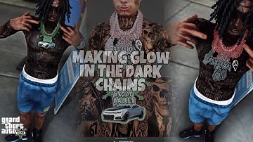 Making Shark Teeth Chain Sets In GTA 5 RP (FiveM) | Blender 3D Modeling