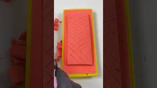 Kinetic sand cutting amazing #kineticsand #sandart #sandart #satisfying