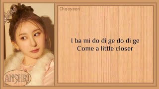 Lee Chaeyeon (이채연) - knock Easy Lyrics
