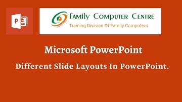 Microsoft PowerPoint Tutorials | Different Slide Layouts in PowerPoint